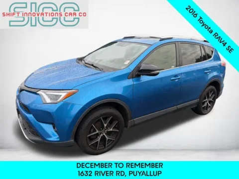 Blue 2016 Toyota RAV4 SE for sale in Puyallup, WA