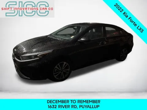 Black 2022 Kia Forte LXS for sale in Puyallup, WA