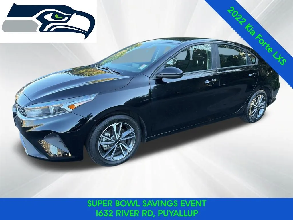 Black 2022 Kia Forte LXS for sale in Puyallup, WA