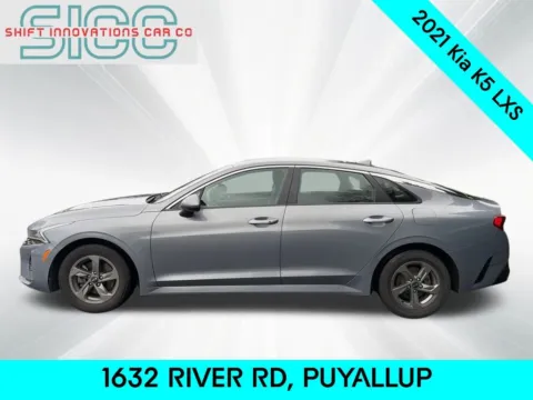 Another view of 2021 Kia K5 LXS for sale in Puyallup, WA at Shift Innovations Car Co