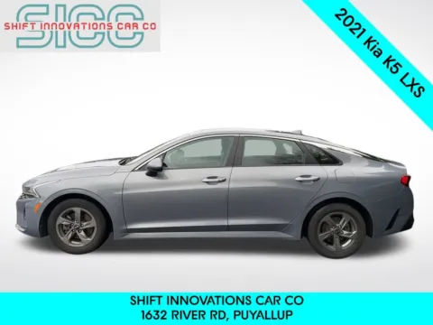Another view of 2021 Kia K5 LXS for sale in Puyallup, WA at Shift Innovations Car Co