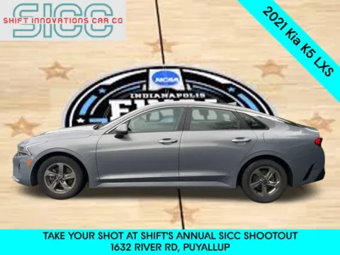 Another view of 2021 Kia K5 LXS for sale in Puyallup, WA at Shift Innovations Car Co