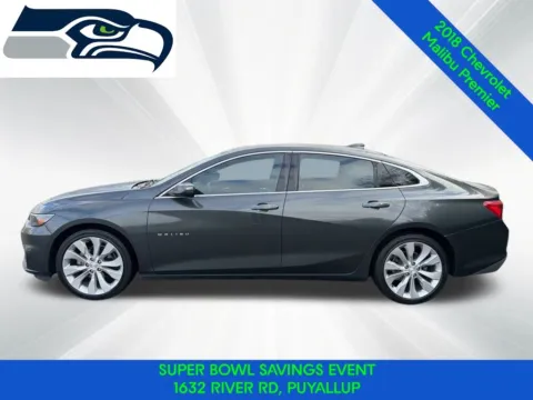Another view of 2018 Chevrolet Malibu Premier for sale in Puyallup, WA at Shift Innovations Car Co