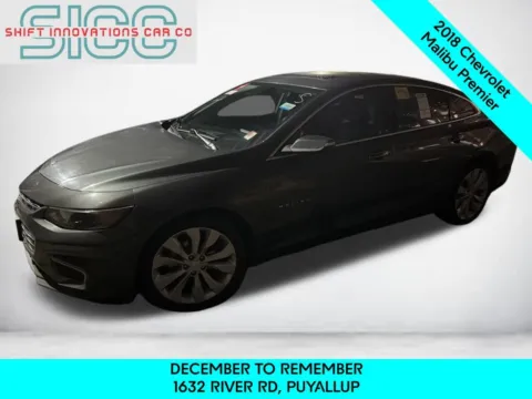 Gray 2018 Chevrolet Malibu Premier for sale in Puyallup, WA