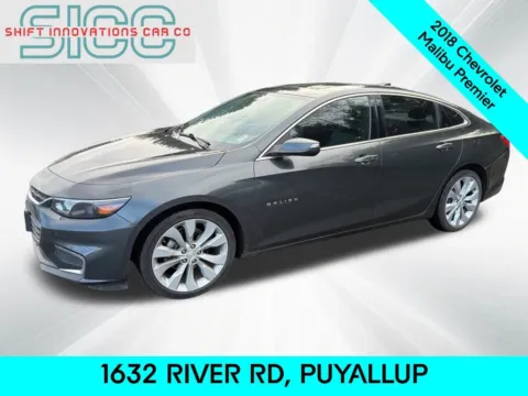 Gray 2018 Chevrolet Malibu Premier for sale in Puyallup, WA