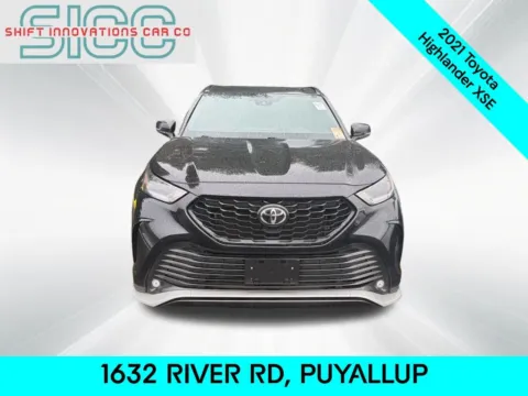 Black 2021 Toyota Highlander XSE for sale in Puyallup, WA