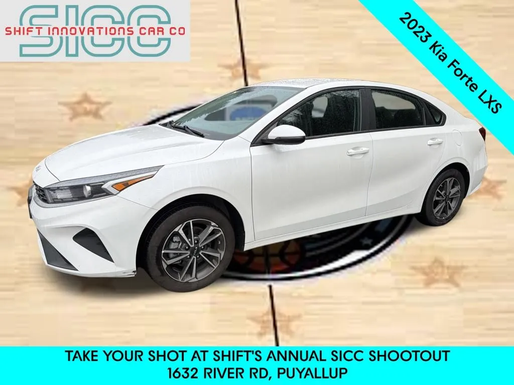 White 2023 Kia Forte LXS for sale in Puyallup, WA