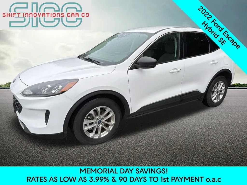 White 2022 Ford Escape Hybrid SE for sale in Puyallup, WA