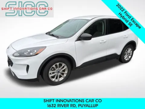 White 2022 Ford Escape Hybrid SE for sale in Puyallup, WA