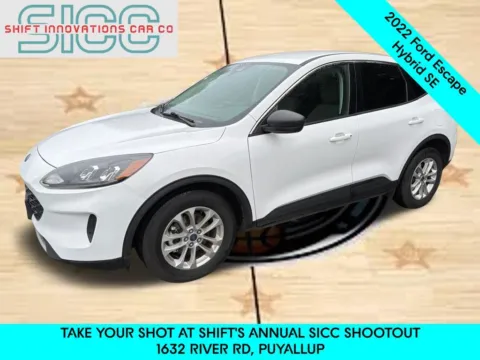 White 2022 Ford Escape Hybrid SE for sale in Puyallup, WA