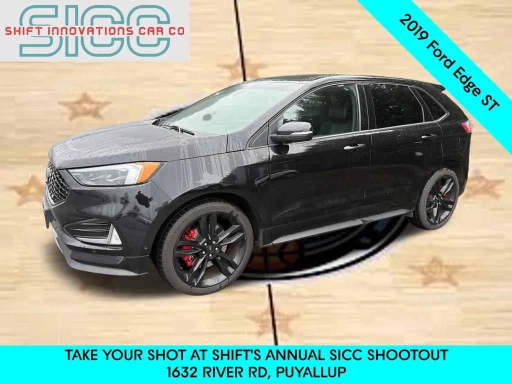Black 2019 Ford Edge ST for sale in Puyallup, WA