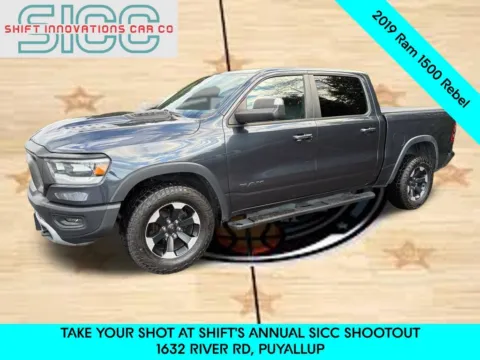 Blue 2019 Ram 1500 Rebel for sale in Puyallup, WA