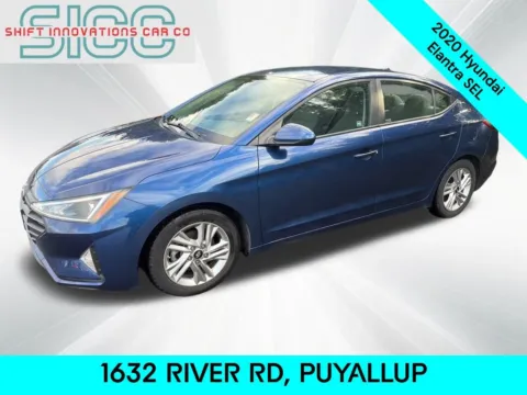 Blue 2020 Hyundai Elantra SEL for sale in Puyallup, WA