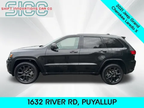 Another view of 2021 Jeep Grand Cherokee Laredo X for sale in Puyallup, WA at Shift Innovations Car Co