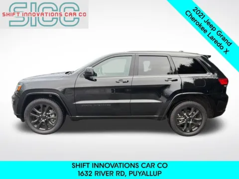 Another view of 2021 Jeep Grand Cherokee Laredo X for sale in Puyallup, WA at Shift Innovations Car Co