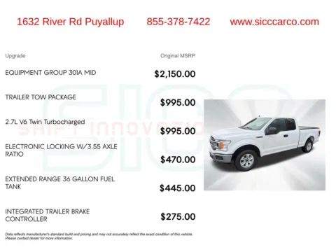 More photos of 2020 Ford F-150 XLT at Shift Innovations Car Co, WA