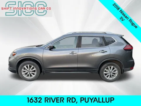 Photos of 2018 Nissan Rogue SV for sale in Puyallup, WA at Shift Innovations Car Co