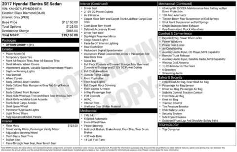 More photos of 2017 Hyundai Elantra SE at Shift Innovations Car Co, WA