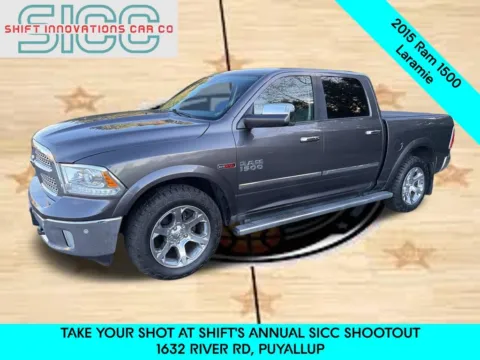 Gray 2015 Ram 1500 Laramie for sale in Puyallup, WA