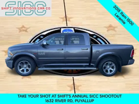 Another view of 2015 Ram 1500 Laramie for sale in Puyallup, WA at Shift Innovations Car Co