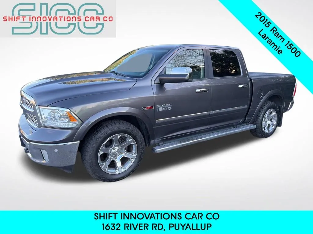 Gray 2015 Ram 1500 Laramie for sale in Puyallup, WA