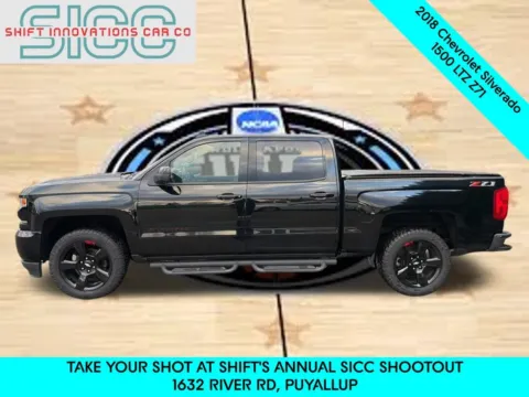 Another view of 2018 Chevrolet Silverado 1500 LTZ for sale in Puyallup, WA at Shift Innovations Car Co