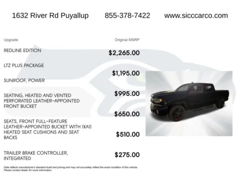 More photos of 2018 Chevrolet Silverado 1500 LTZ at Shift Innovations Car Co, WA