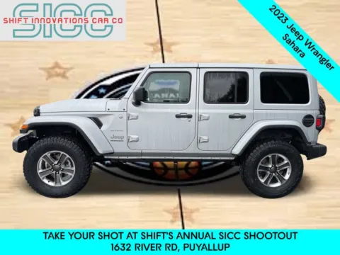 Another view of 2023 Jeep Wrangler Sahara for sale in Puyallup, WA at Shift Innovations Car Co