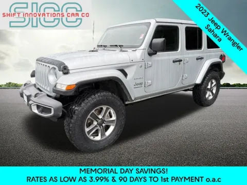 Silver 2023 Jeep Wrangler Sahara for sale in Puyallup, WA