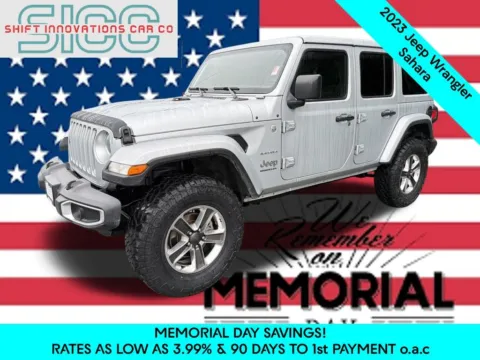 Silver 2023 Jeep Wrangler Sahara for sale in Puyallup, WA
