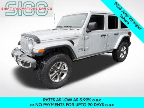 Silver 2023 Jeep Wrangler Sahara for sale in Puyallup, WA