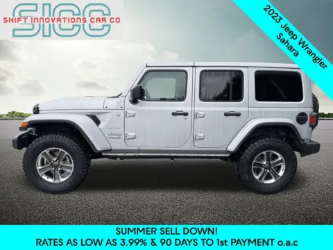 Another view of 2023 Jeep Wrangler Sahara for sale in Puyallup, WA at Shift Innovations Car Co