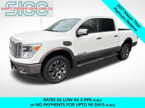Red 2017 Nissan Titan Platinum Reserve for sale in Puyallup, WA