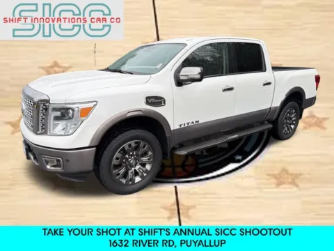 Red 2017 Nissan Titan for sale in Puyallup, WA