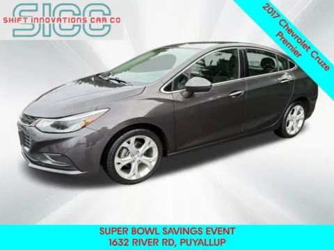 Gray 2017 Chevrolet Cruze Premier for sale in Puyallup, WA