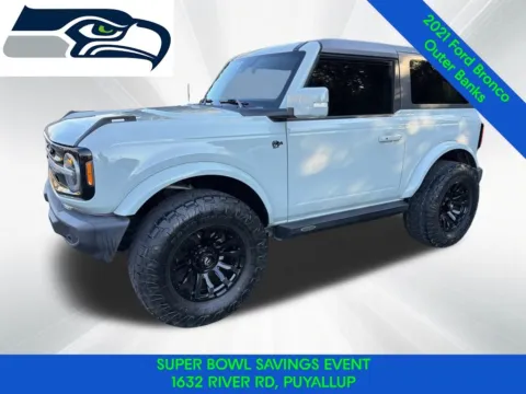 Gray 2021 Ford Bronco Outer Banks for sale in Puyallup, WA