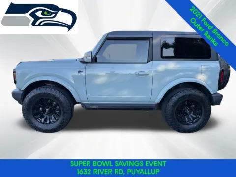 Another view of 2021 Ford Bronco Outer Banks for sale in Puyallup, WA at Shift Innovations Car Co