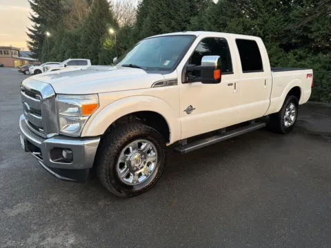 White 2014 Ford F-250SD Lariat for sale in Puyallup, WA