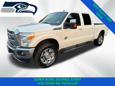 White 2014 Ford F-250SD Lariat for sale in Puyallup, WA