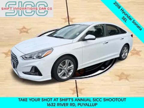 White 2018 Hyundai Sonata SEL for sale in Puyallup, WA