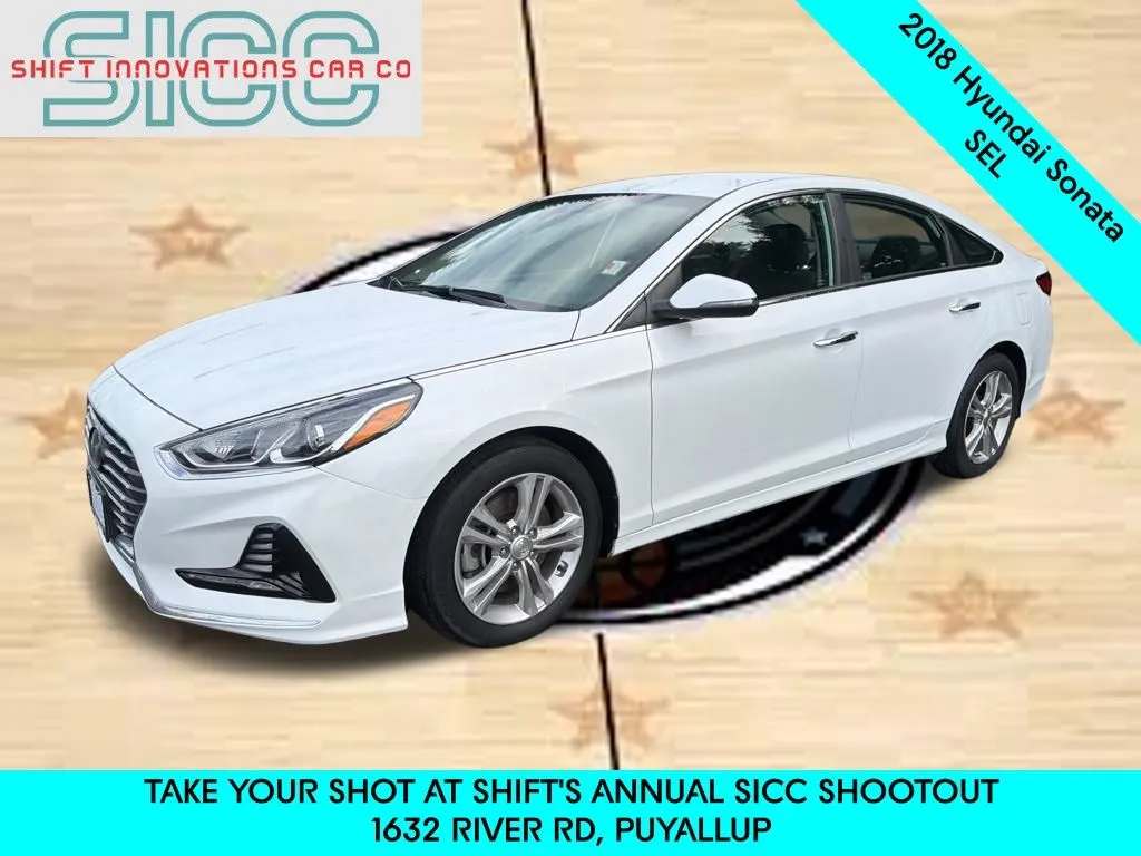 White 2018 Hyundai Sonata SEL for sale in Puyallup, WA