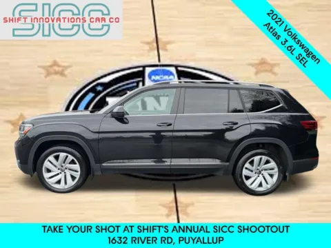 Another view of 2021 Volkswagen Atlas SEL for sale in Puyallup, WA at Shift Innovations Car Co