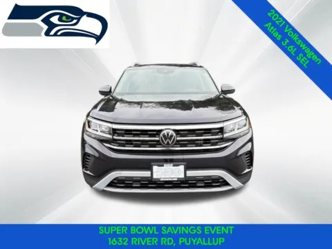 Photos of 2021 Volkswagen Atlas SEL for sale in Puyallup, WA at Shift Innovations Car Co