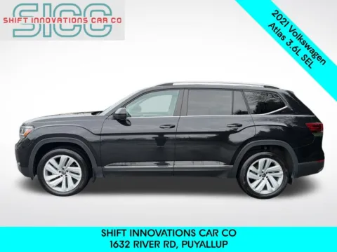 Another view of 2021 Volkswagen Atlas SEL for sale in Puyallup, WA at Shift Innovations Car Co
