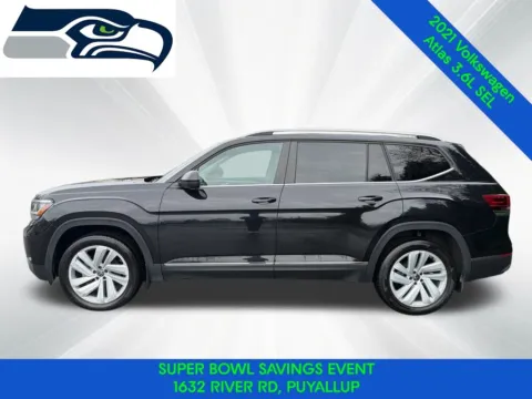 Another view of 2021 Volkswagen Atlas SEL for sale in Puyallup, WA at Shift Innovations Car Co