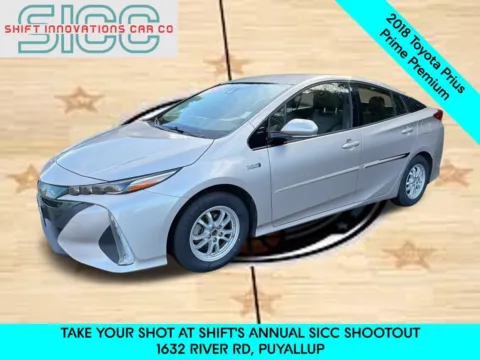 Silver 2018 Toyota Prius Prime Premium for sale in Puyallup, WA