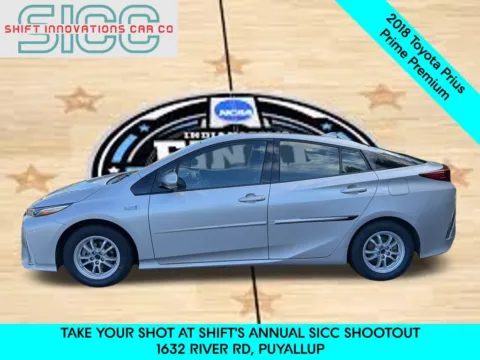 Another view of 2018 Toyota Prius Prime Premium for sale in Puyallup, WA at Shift Innovations Car Co