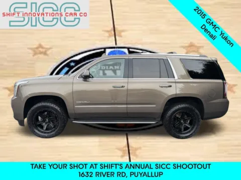 Another view of 2015 GMC Yukon Denali for sale in Puyallup, WA at Shift Innovations Car Co