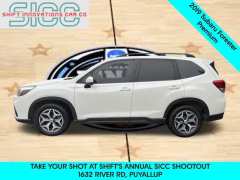 Another view of 2019 Subaru Forester Premium for sale in Puyallup, WA at Shift Innovations Car Co