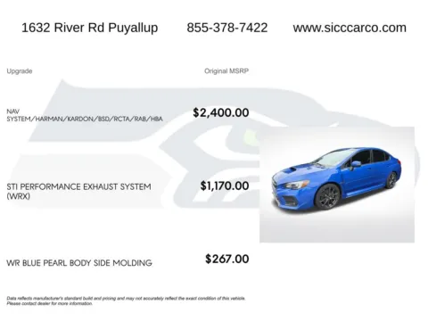 More photos of 2019 Subaru WRX Limited at Shift Innovations Car Co, WA